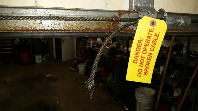 Snapped Garage Door Cable? Why You Should Call a Pro