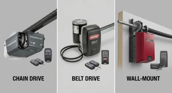 Chain vs. Belt vs. Screw Drive: Choosing the Right Opener