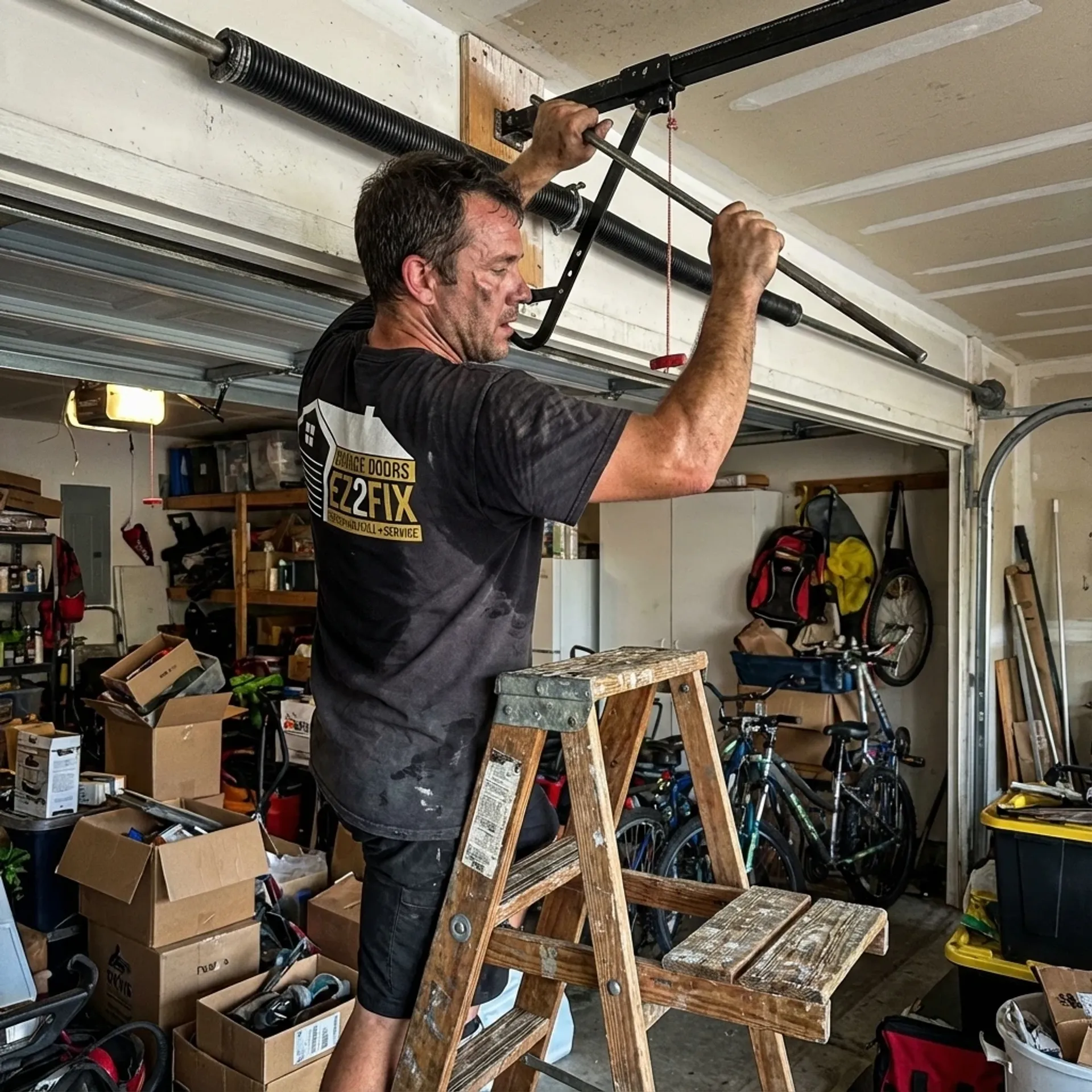 Broken Garage Door Spring Replacement