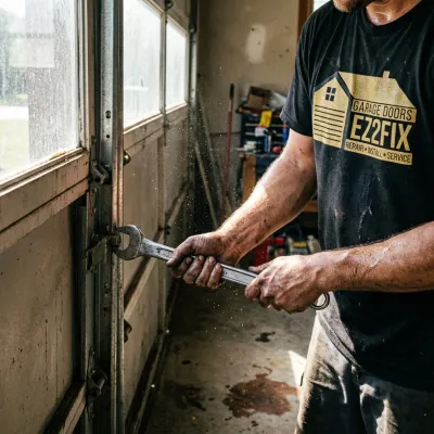 Garage Door Track Repair